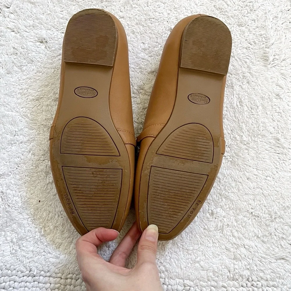 EUC - Dr Scholl’s ‘Mercury’ Leather Horsebit Loafer | Cognac, Size 6